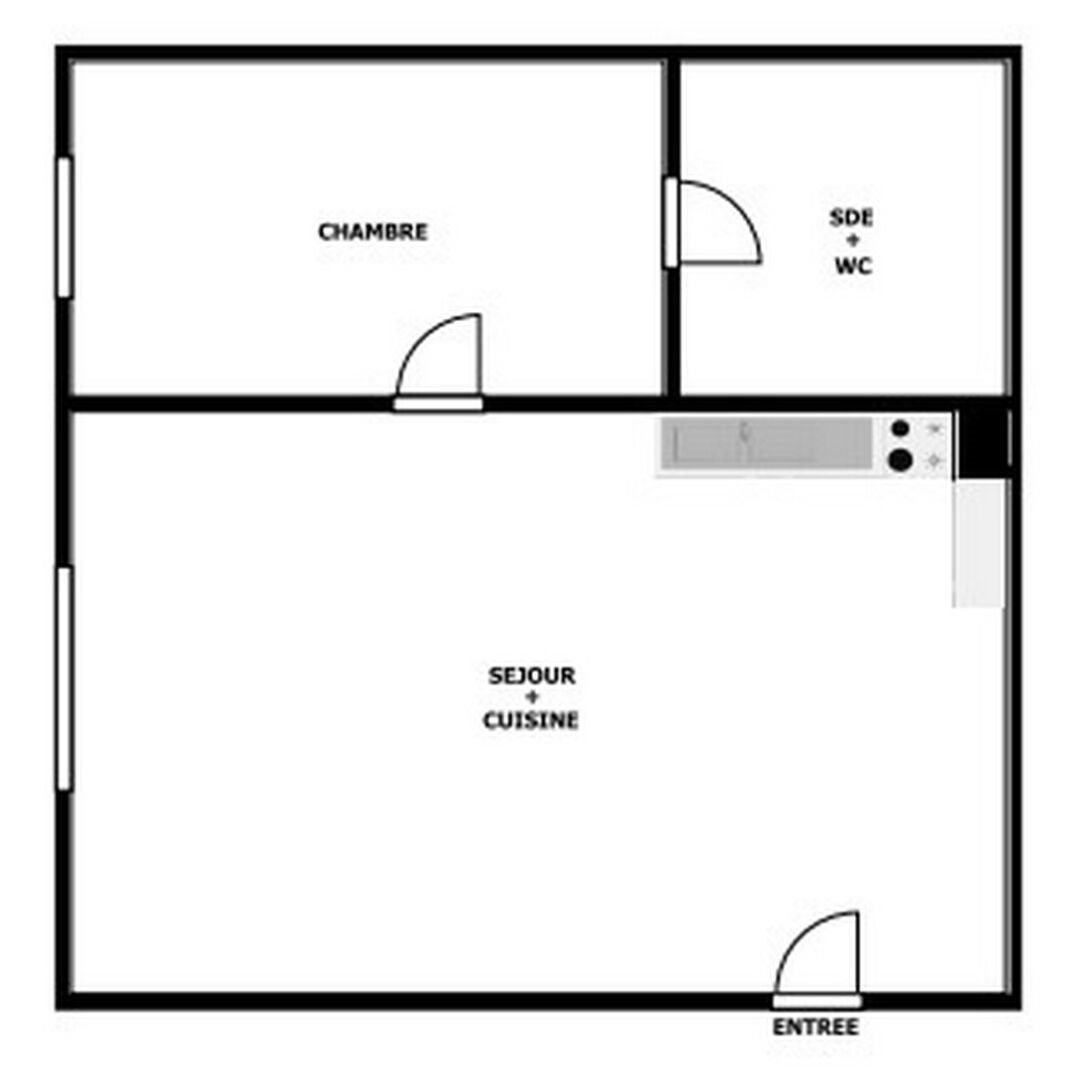 Appartement à vendre, 42m², Clichy