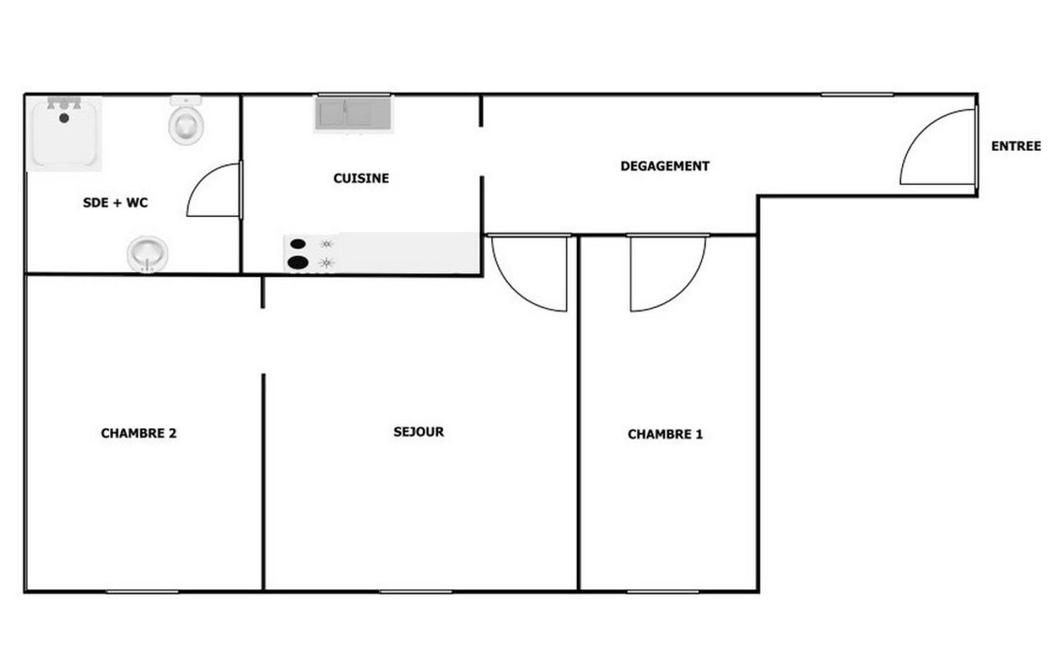 Appartement à vendre, 35m², Clichy