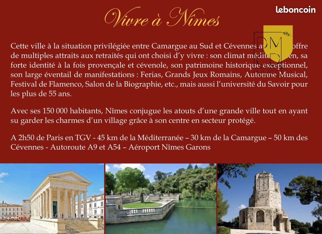 Appartement à vendre, 50m², Nîmes