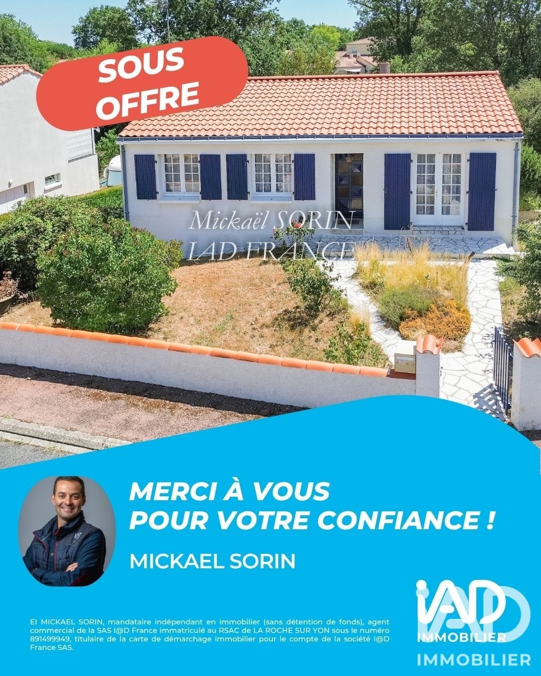 Maison à vendre, 95m², La Chaize-le-Vicomte