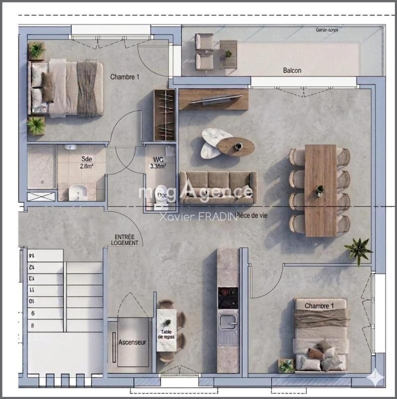 Appartement à vendre, 61m², Saint-Gilles-Croix-de-Vie