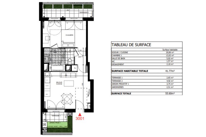 Appartement à vendre, 42m², La Frette-sur-Seine