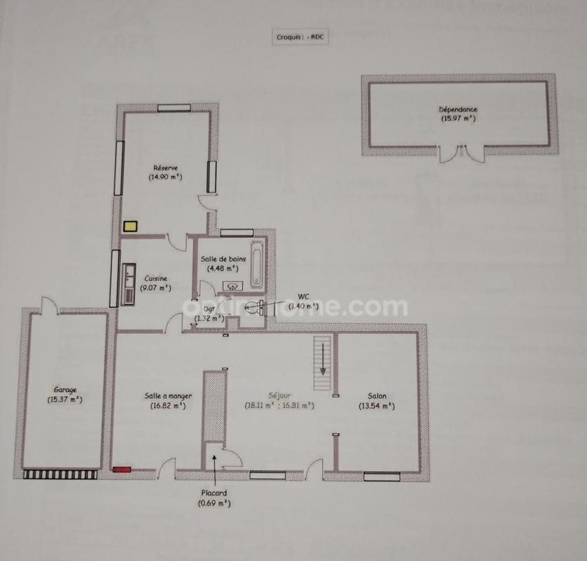 Maison à vendre, 81m², Rang-du-Fliers