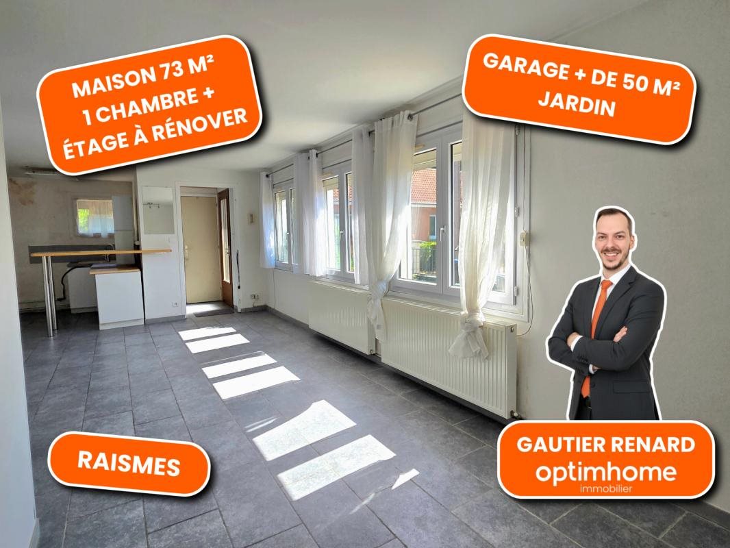 Maison à vendre, 73m², Raismes