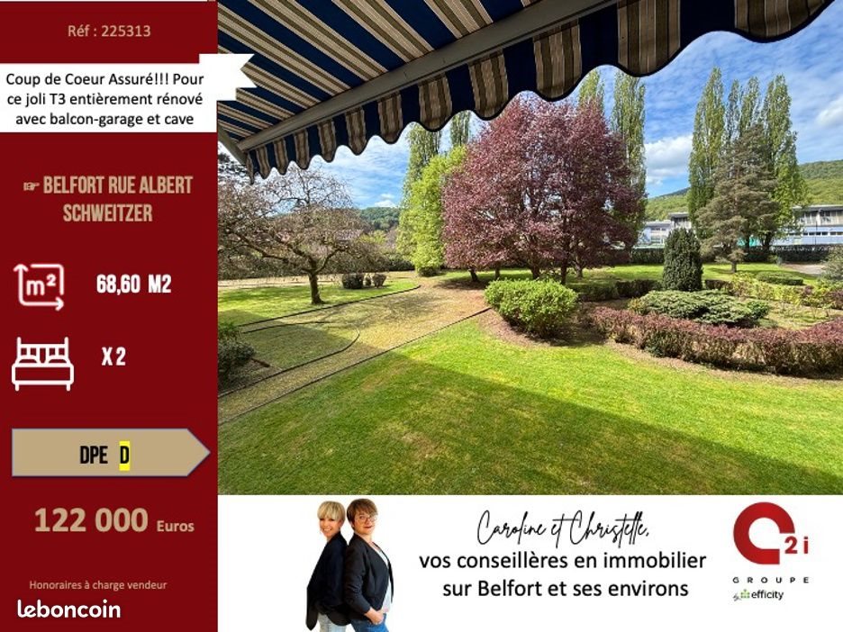 Appartement à vendre, 68m², Belfort