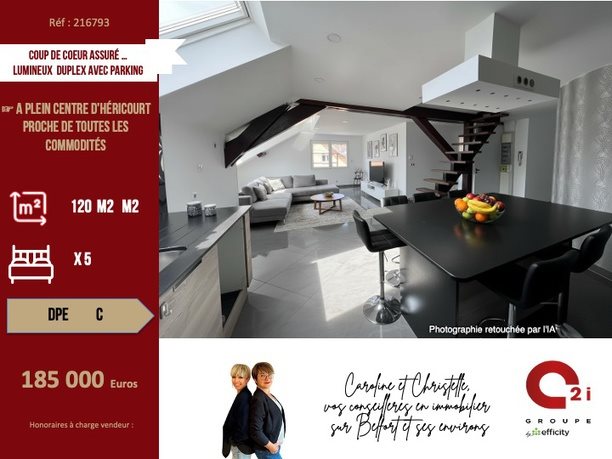 Appartement à vendre, 120m², Héricourt