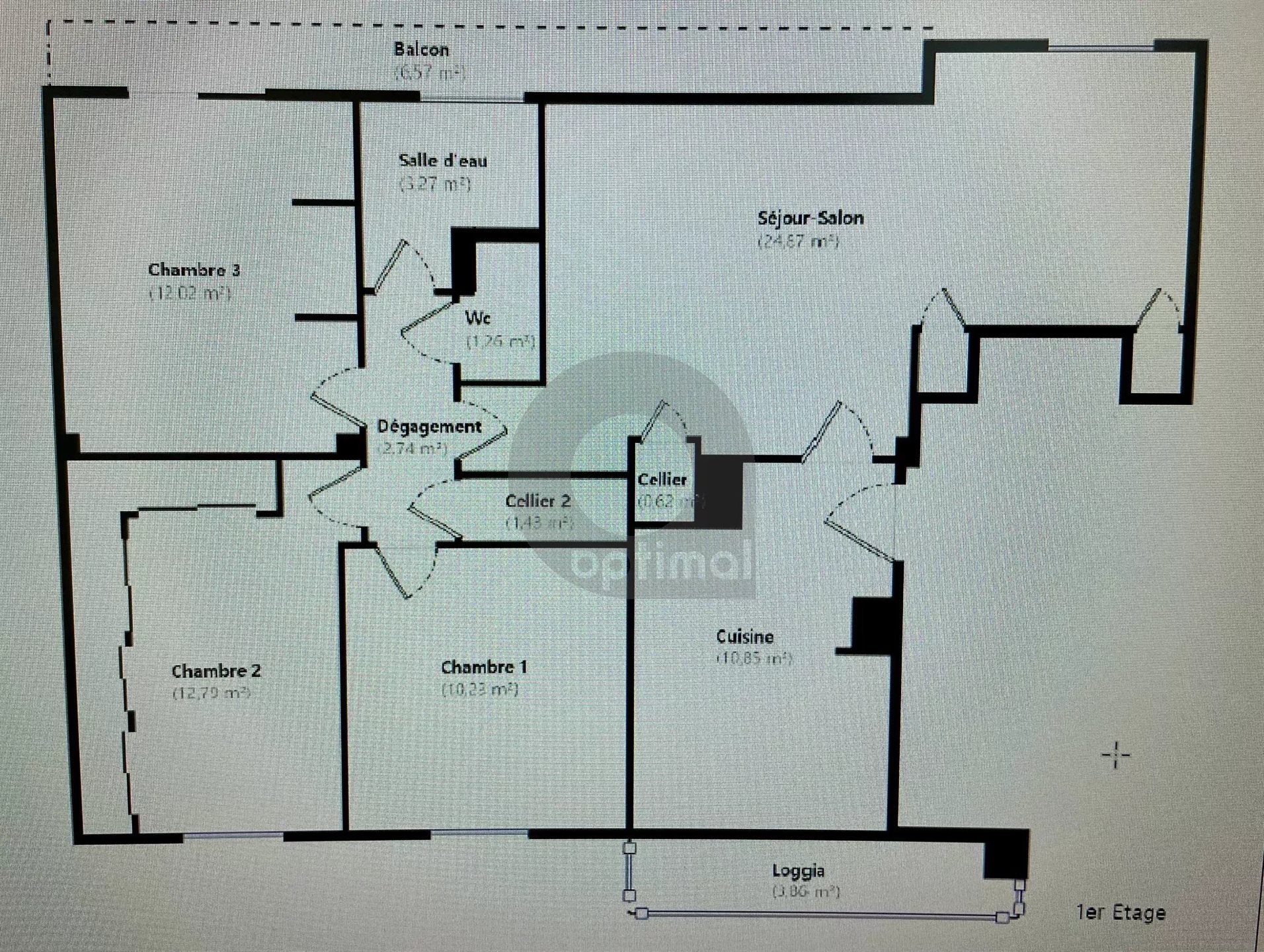Appartement à vendre, 80m², Menton