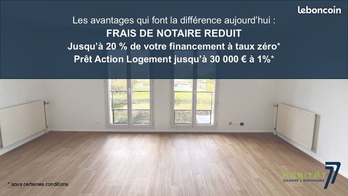 Appartement à vendre, 55m², Magny-le-Hongre