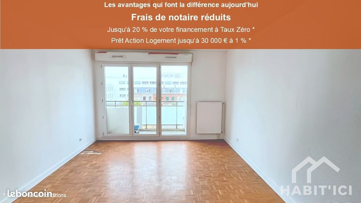Appartement à vendre, 48m², Rouen