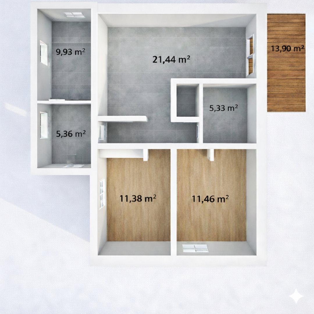 Appartement à vendre, 69m², Gréasque