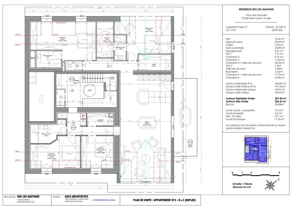 Appartement à vendre, 226m², Saint-Genis-Pouilly