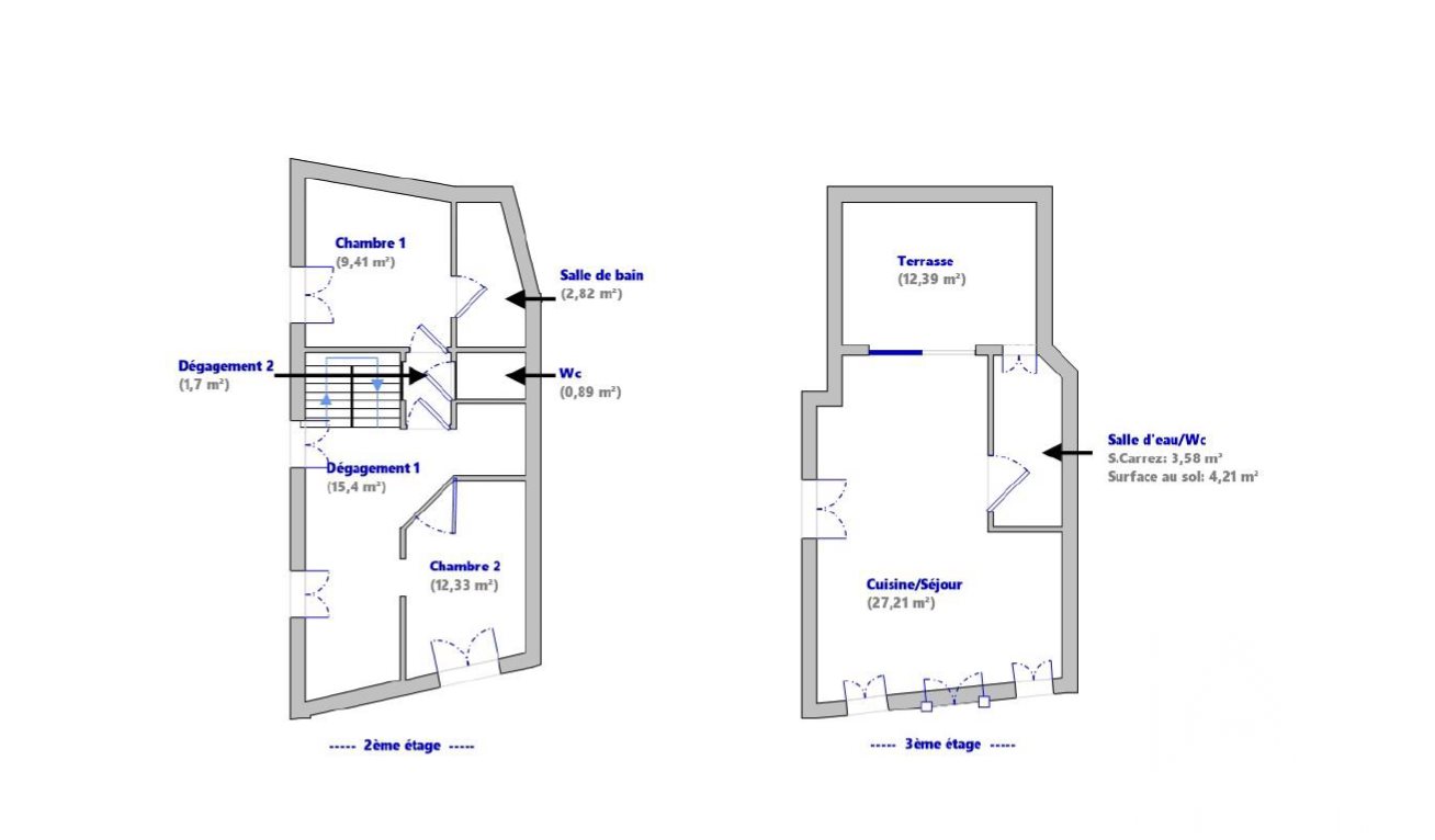 Appartement à vendre, 74m², Mèze