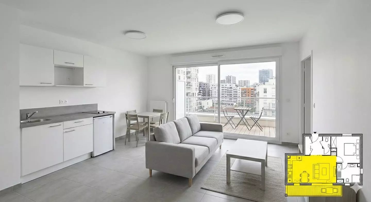 Appartement à vendre, 61m², Clichy