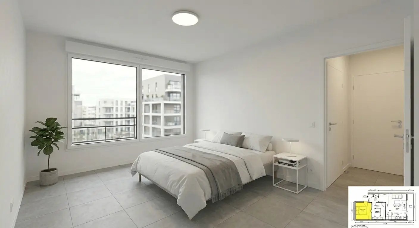 Appartement à vendre, 61m², Clichy