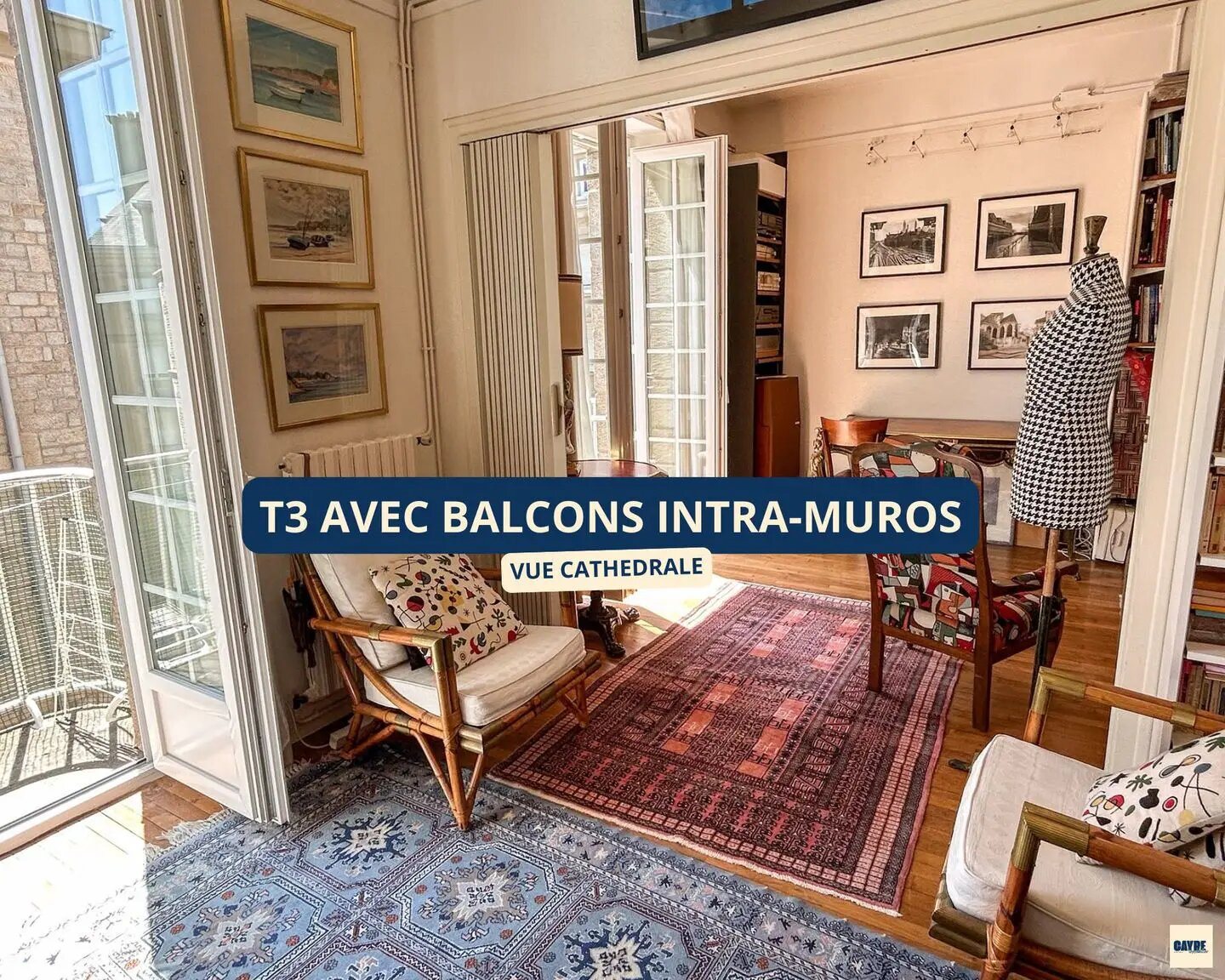 Appartement à vendre, 65m², Saint-Malo