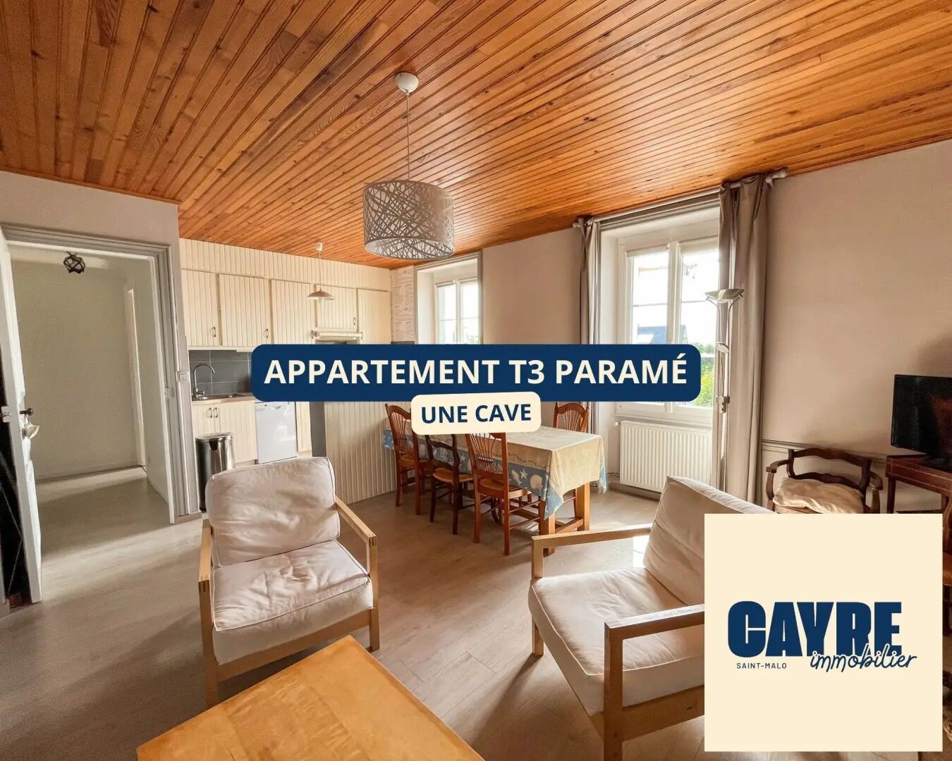 Appartement à vendre, 59m², Saint-Malo