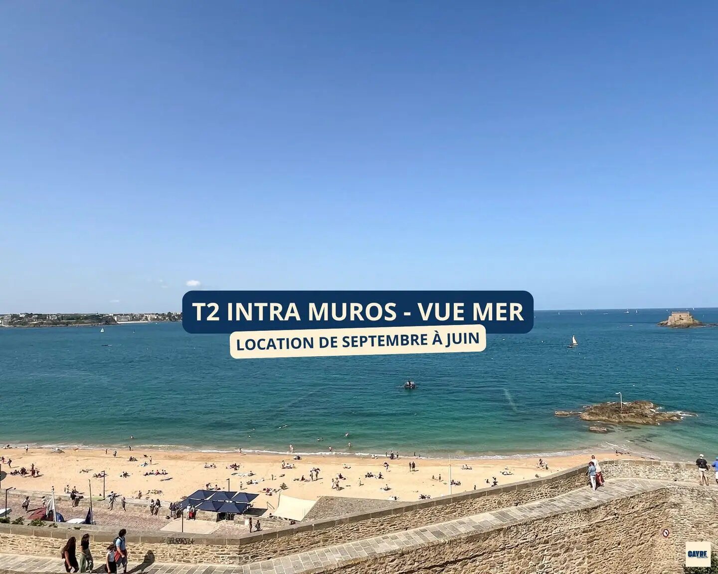 Appartement à louer, 45m², Saint-Malo