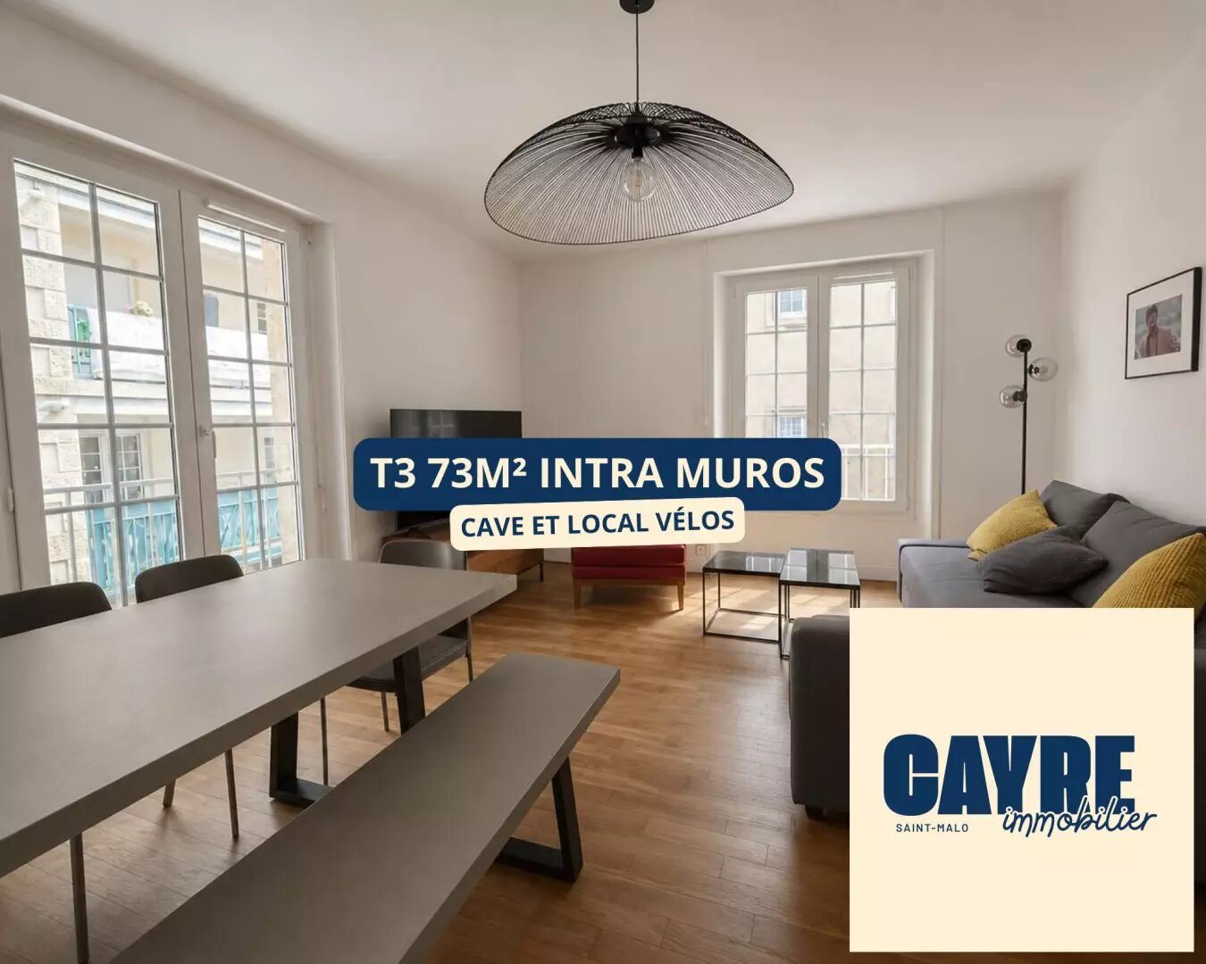 Appartement à vendre, 72m², Saint-Malo
