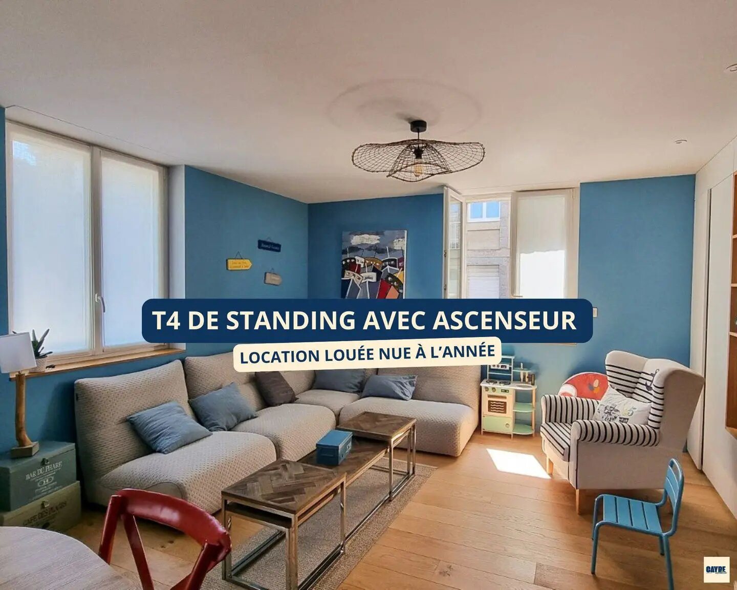 Appartement à louer, 98m², Saint-Malo