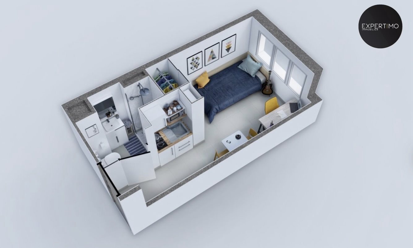 Appartement à vendre, 18m², Auzeville-Tolosane