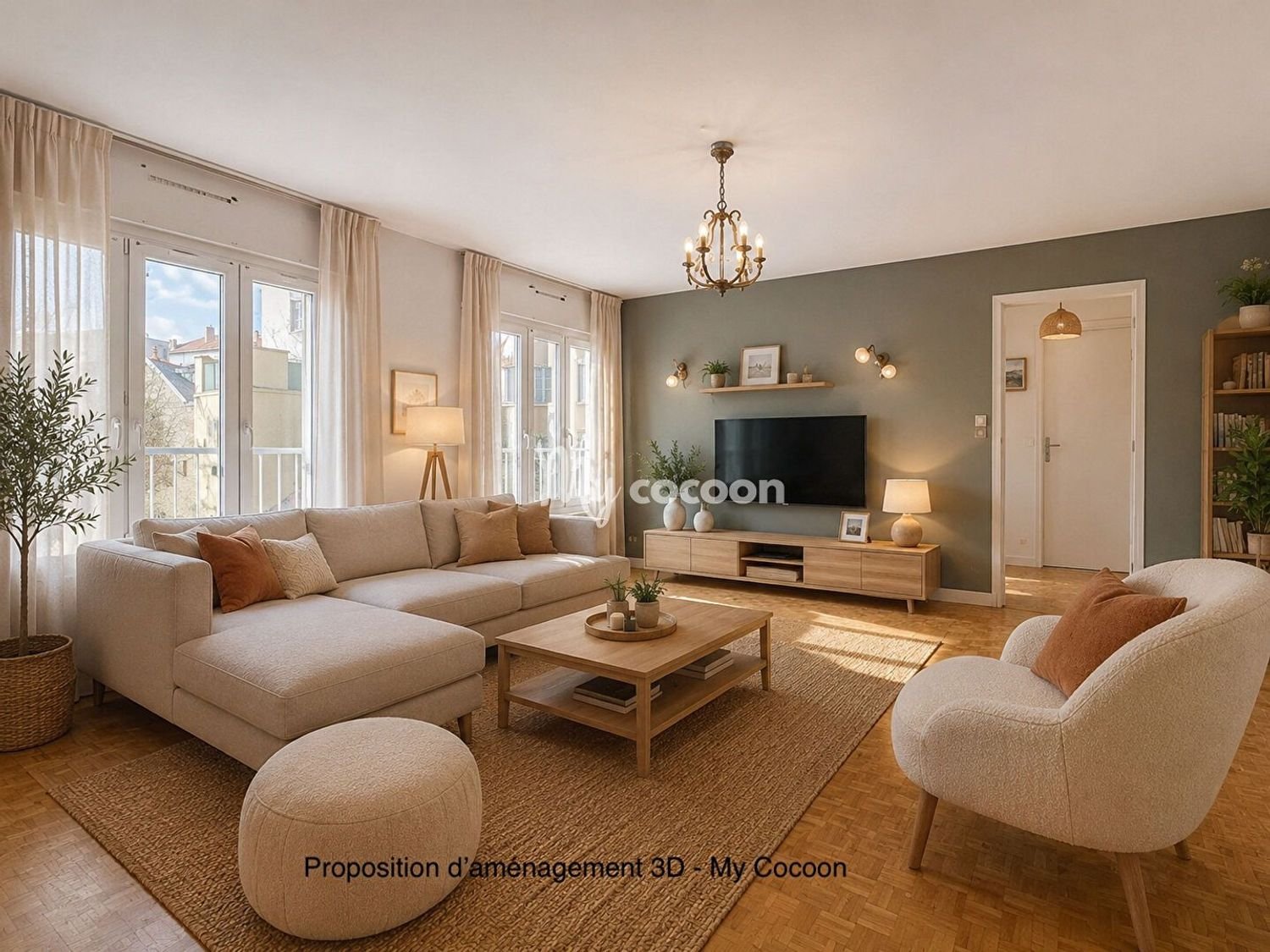 Appartement à vendre, 55m², Lyon 7ème