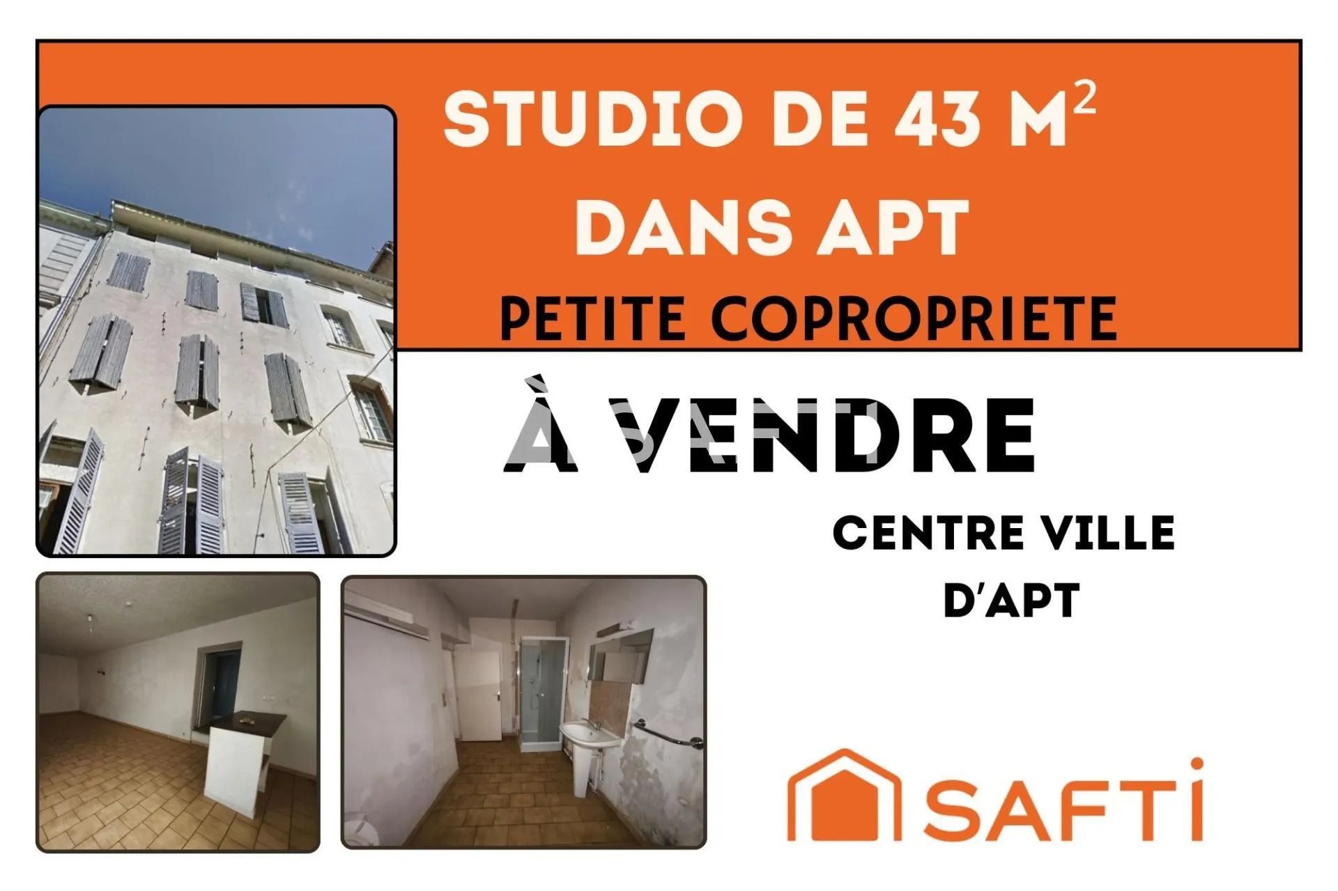 Appartement à vendre, 43m², Apt