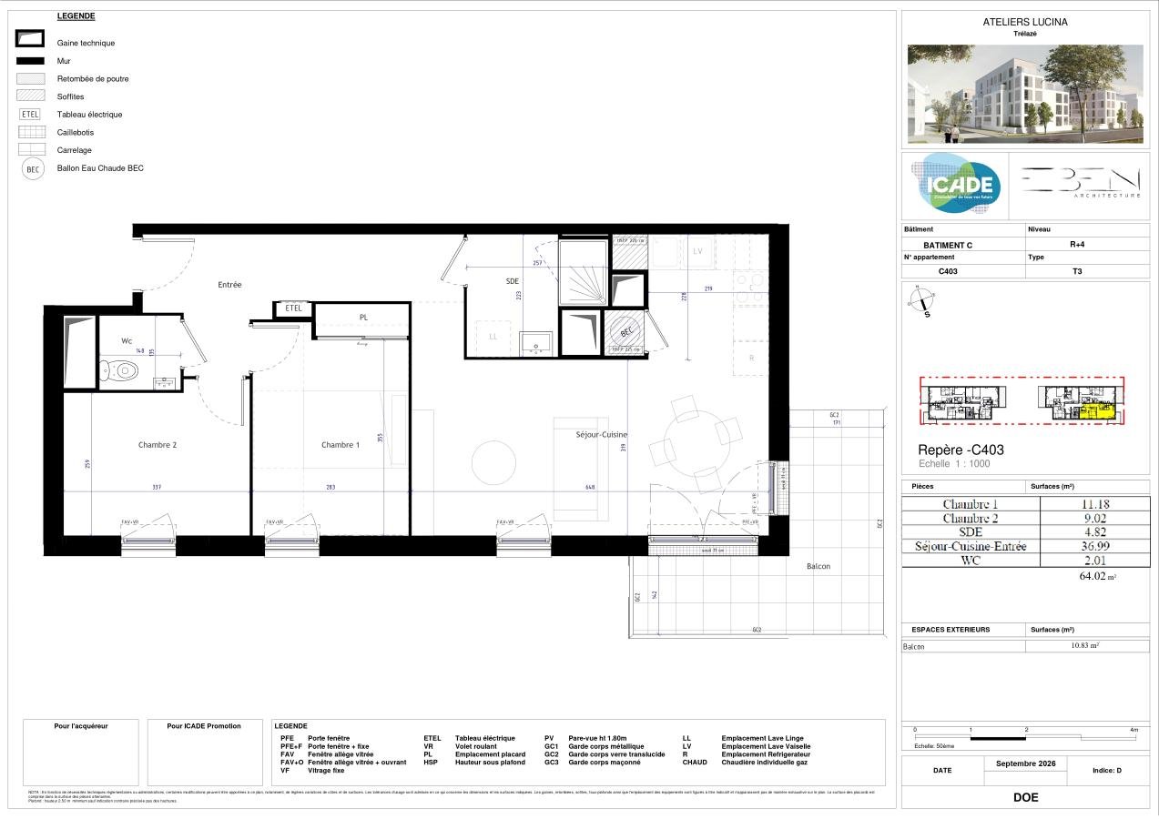 Maison à louer, 64m², Trélazé
