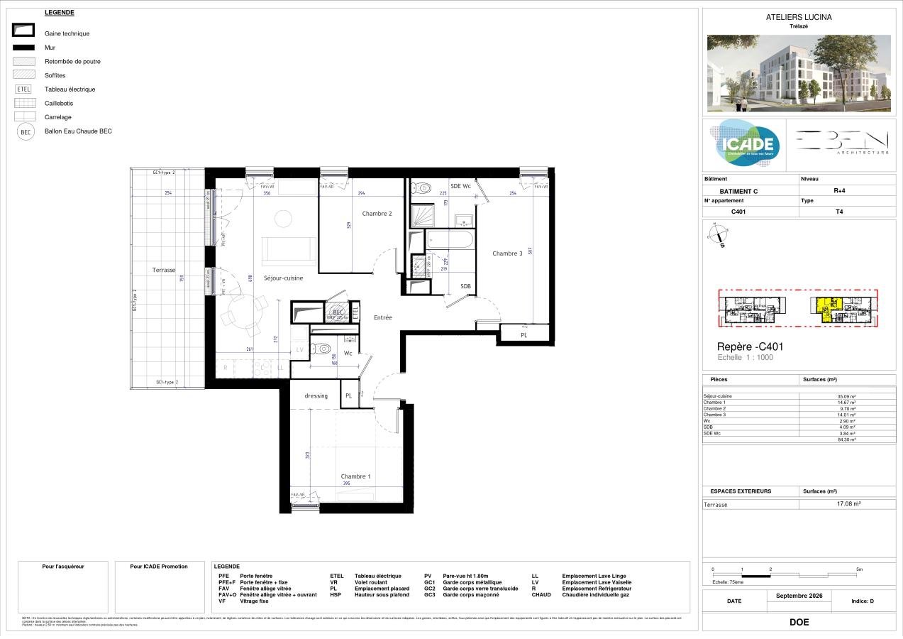 Maison à louer, 84m², Trélazé