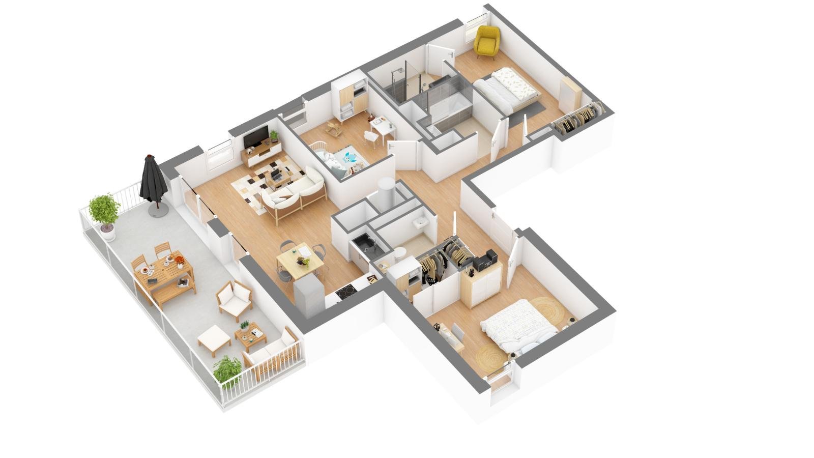Maison à louer, 84m², Trélazé