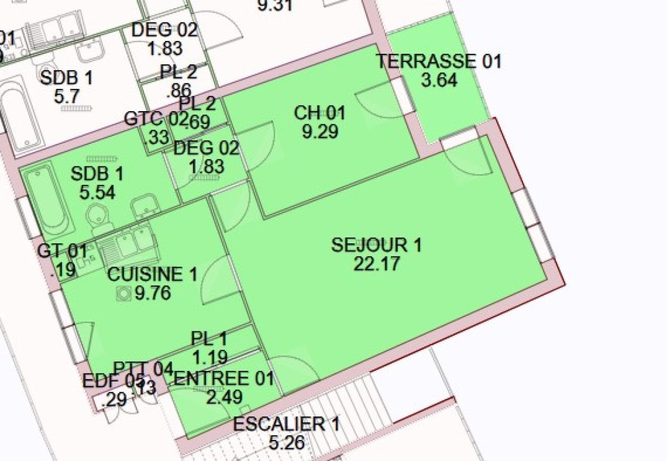 Appartement à louer, 53m², Clermont-Ferrand