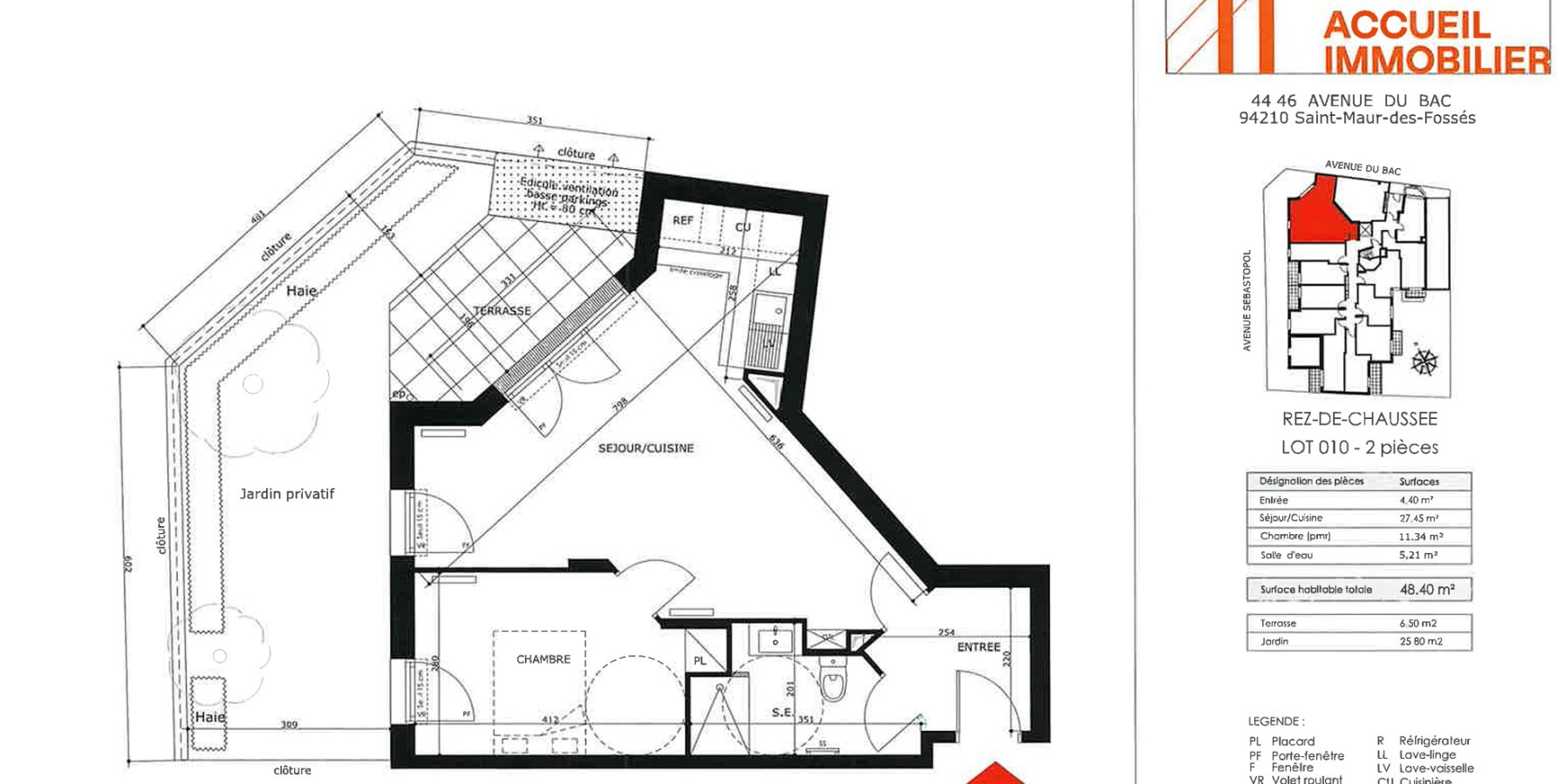 Appartement à louer, 48m², Saint-Maur-des-Fossés