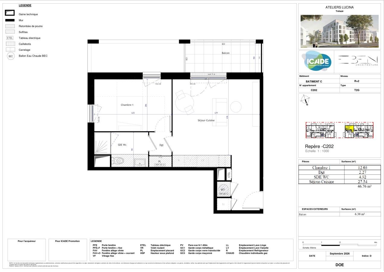 Maison à louer, 47m², Trélazé