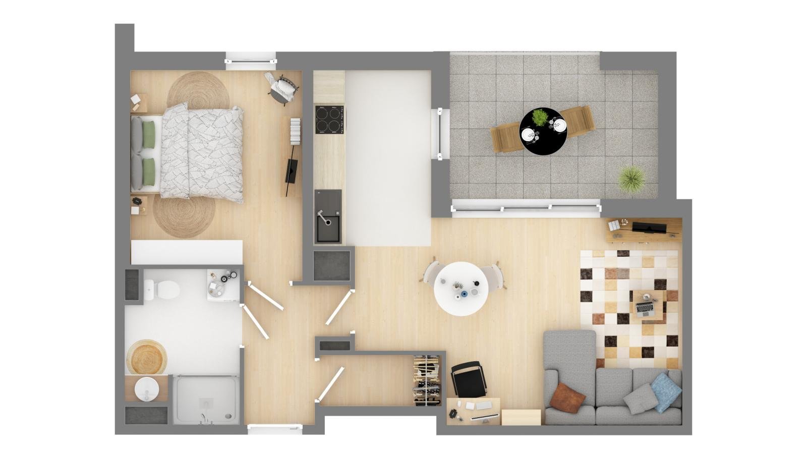 Appartement à vendre, 45m², Toulouse
