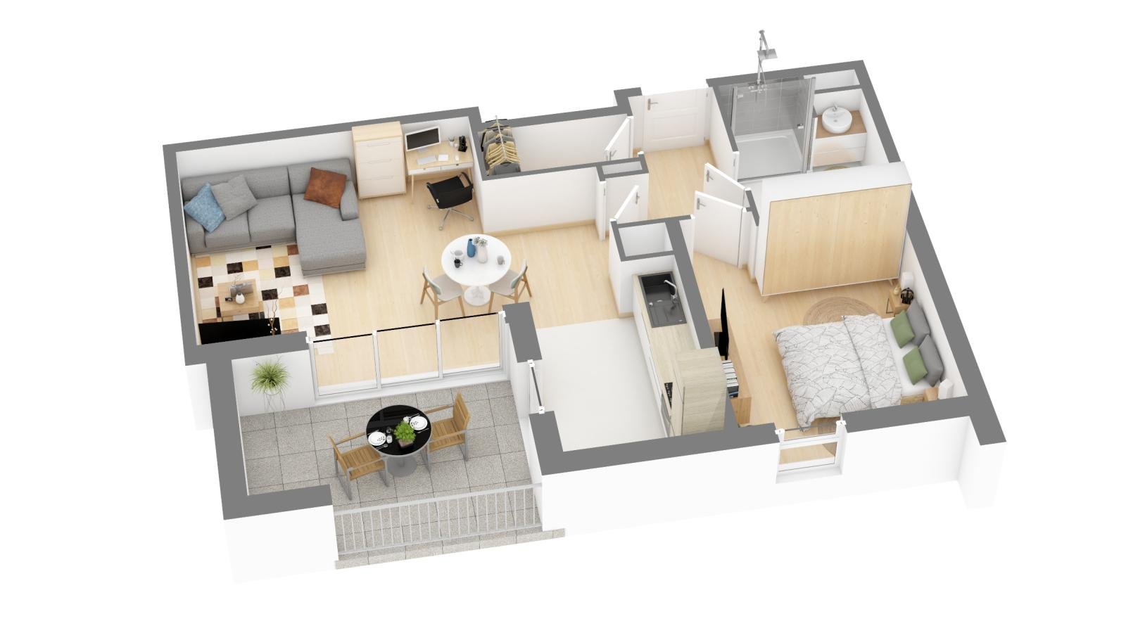 Appartement à vendre, 45m², Toulouse