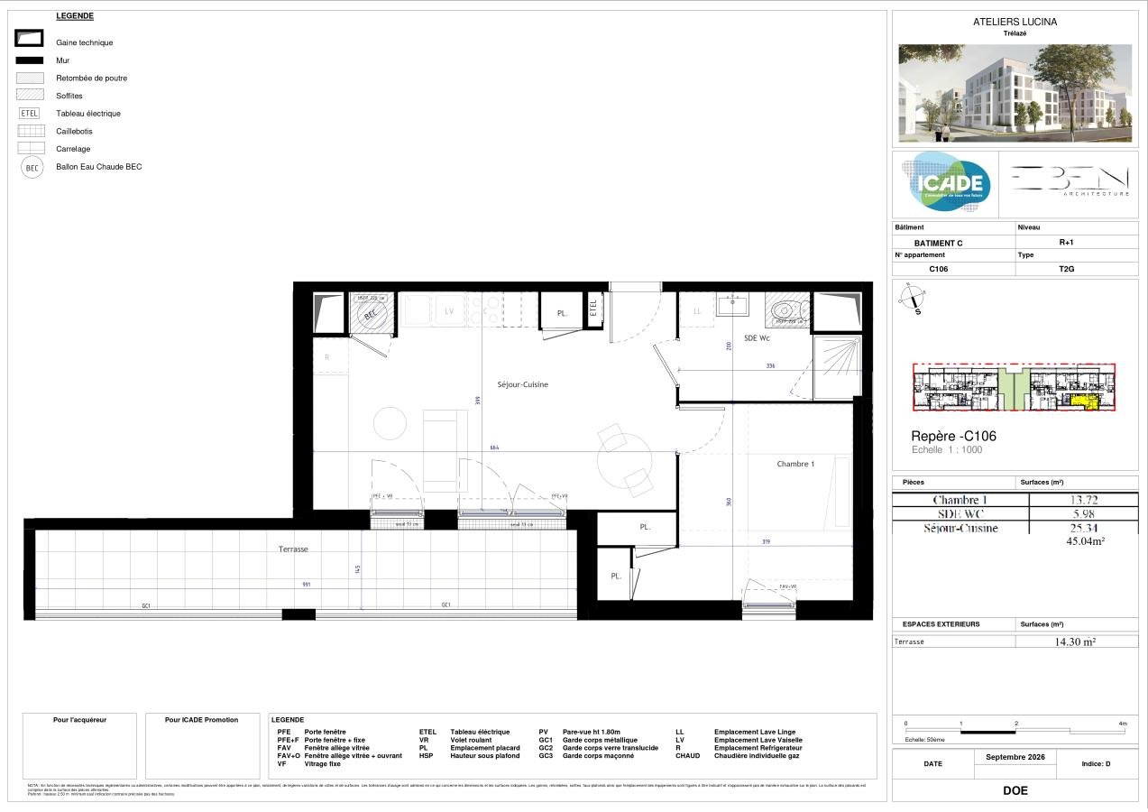 Maison à louer, 45m², Trélazé