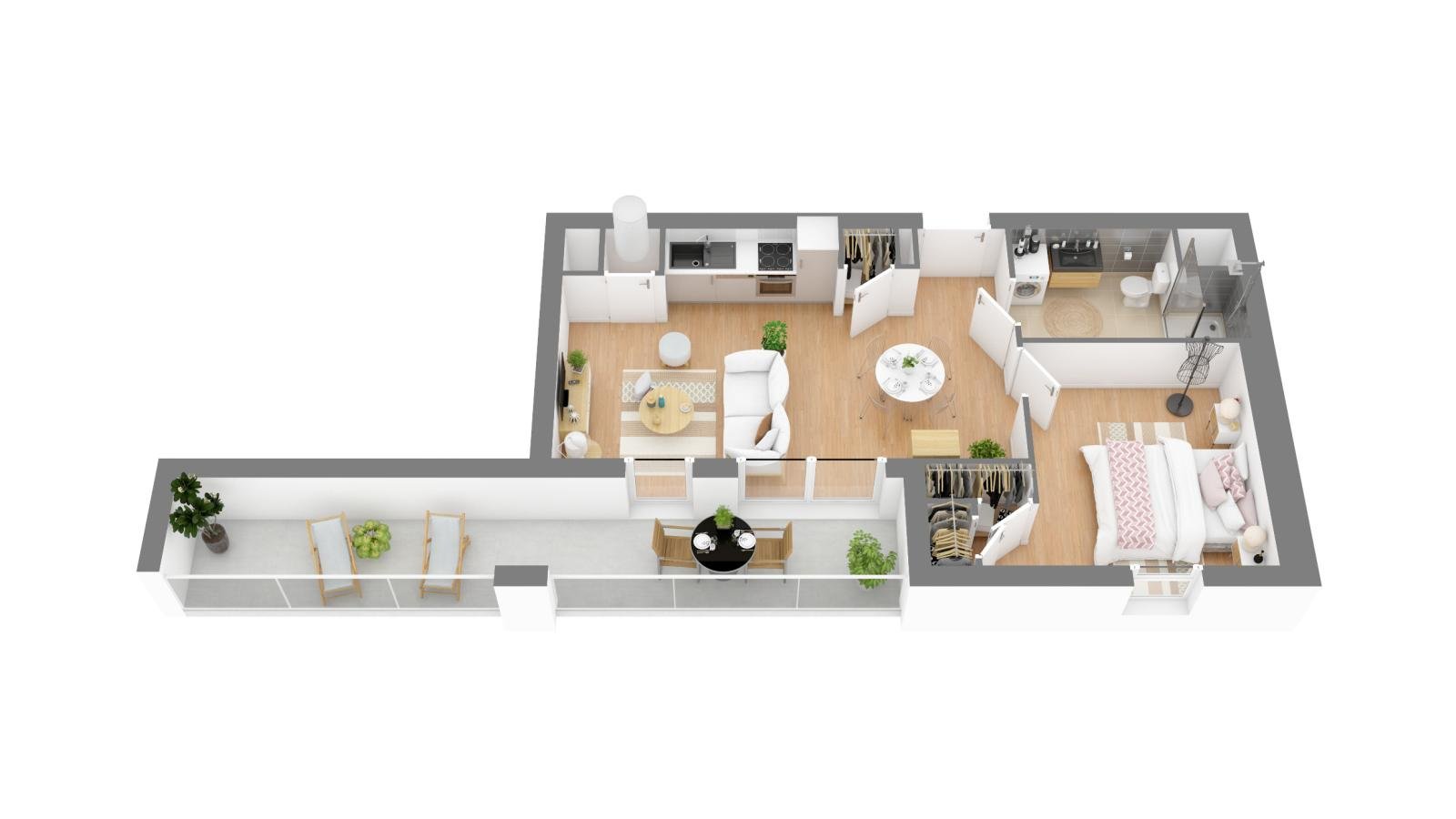 Maison à louer, 45m², Trélazé