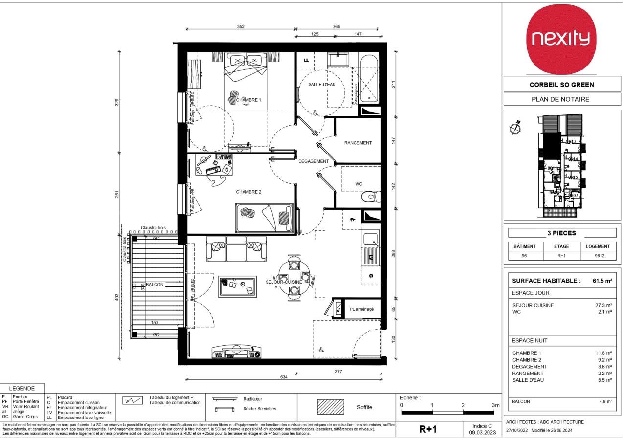 Appartement à louer, 62m², Corbeil-Essonnes