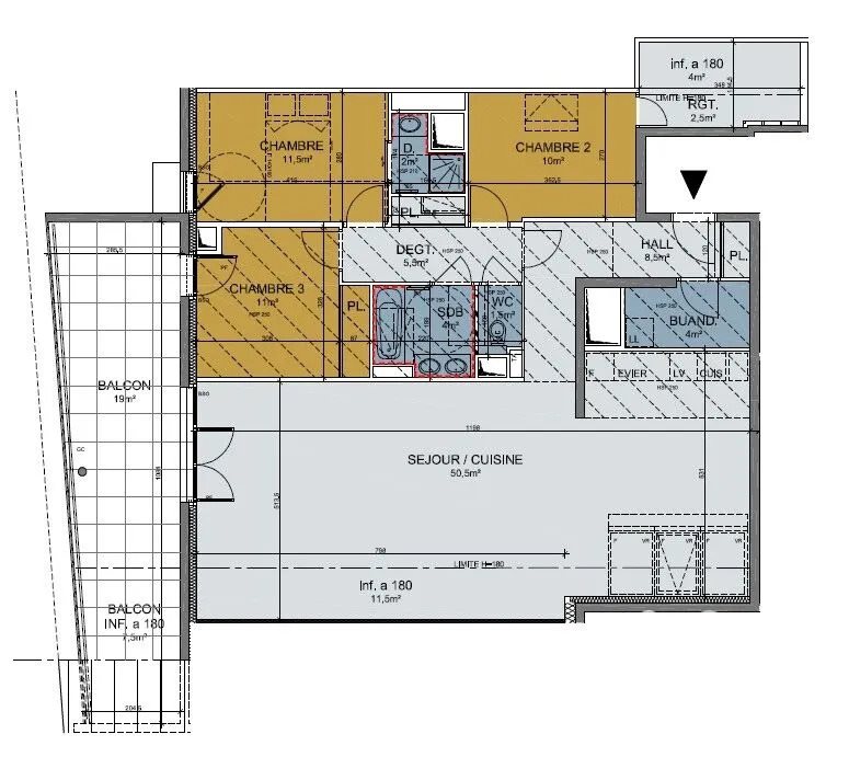 Appartement à vendre, 111m², Vif