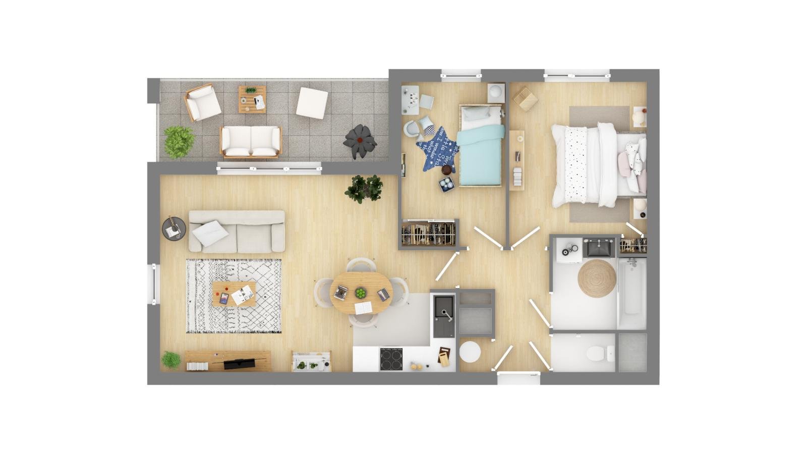 Maison à vendre, 62m², Quint-Fonsegrives