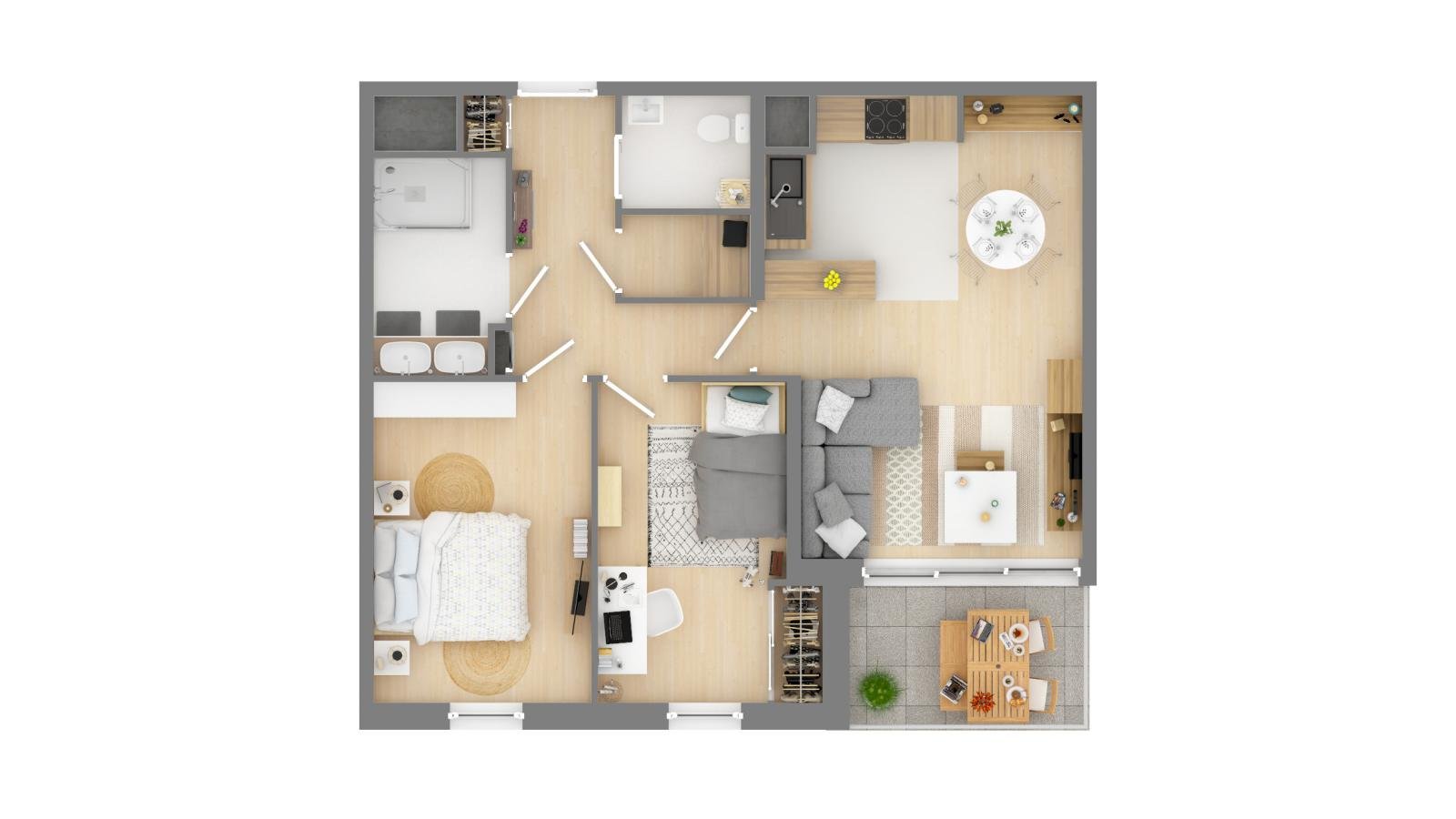 Appartement à vendre, 79m², Toulouse