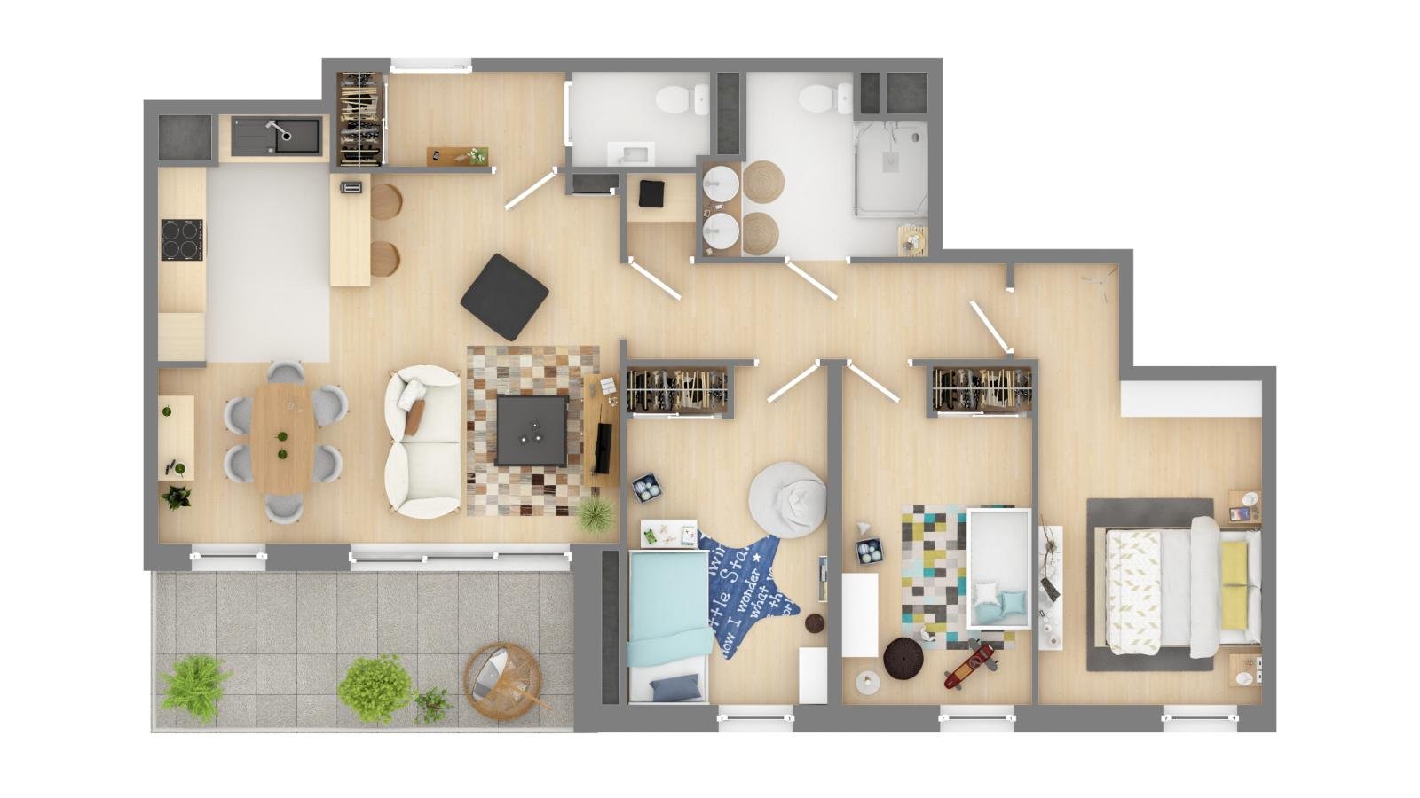 Appartement à vendre, 79m², Toulouse