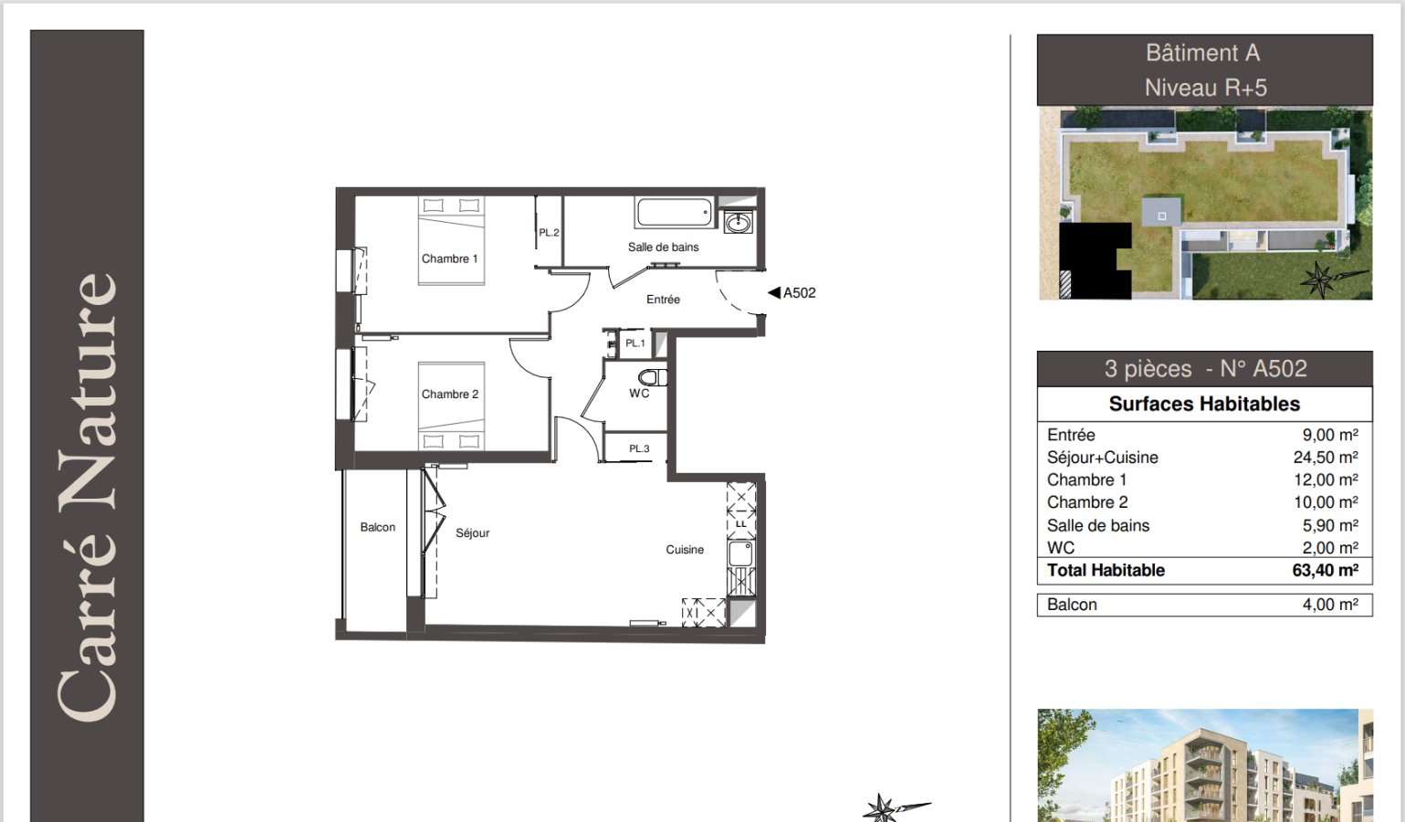 Appartement à louer, 64m², Bondy