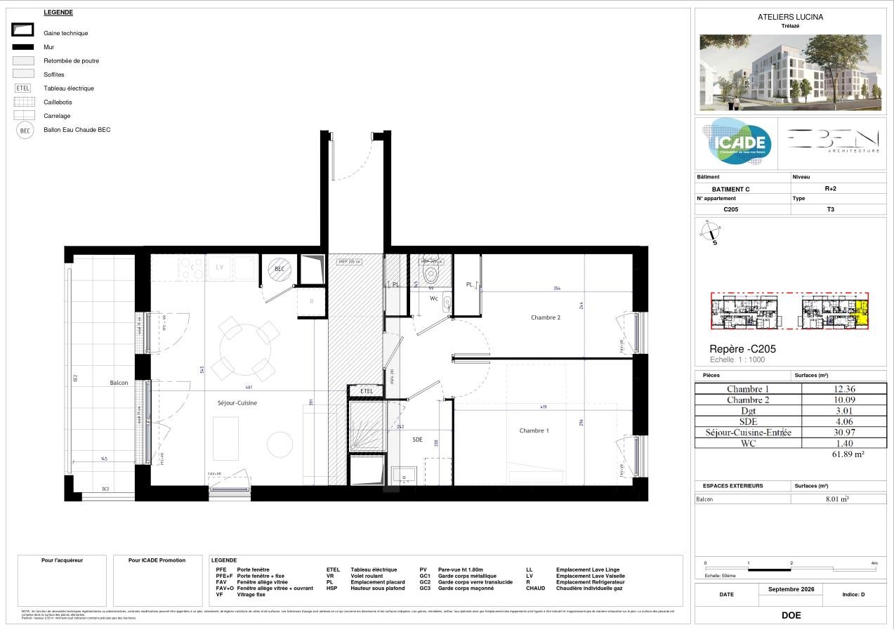 Maison à louer, 62m², Trélazé