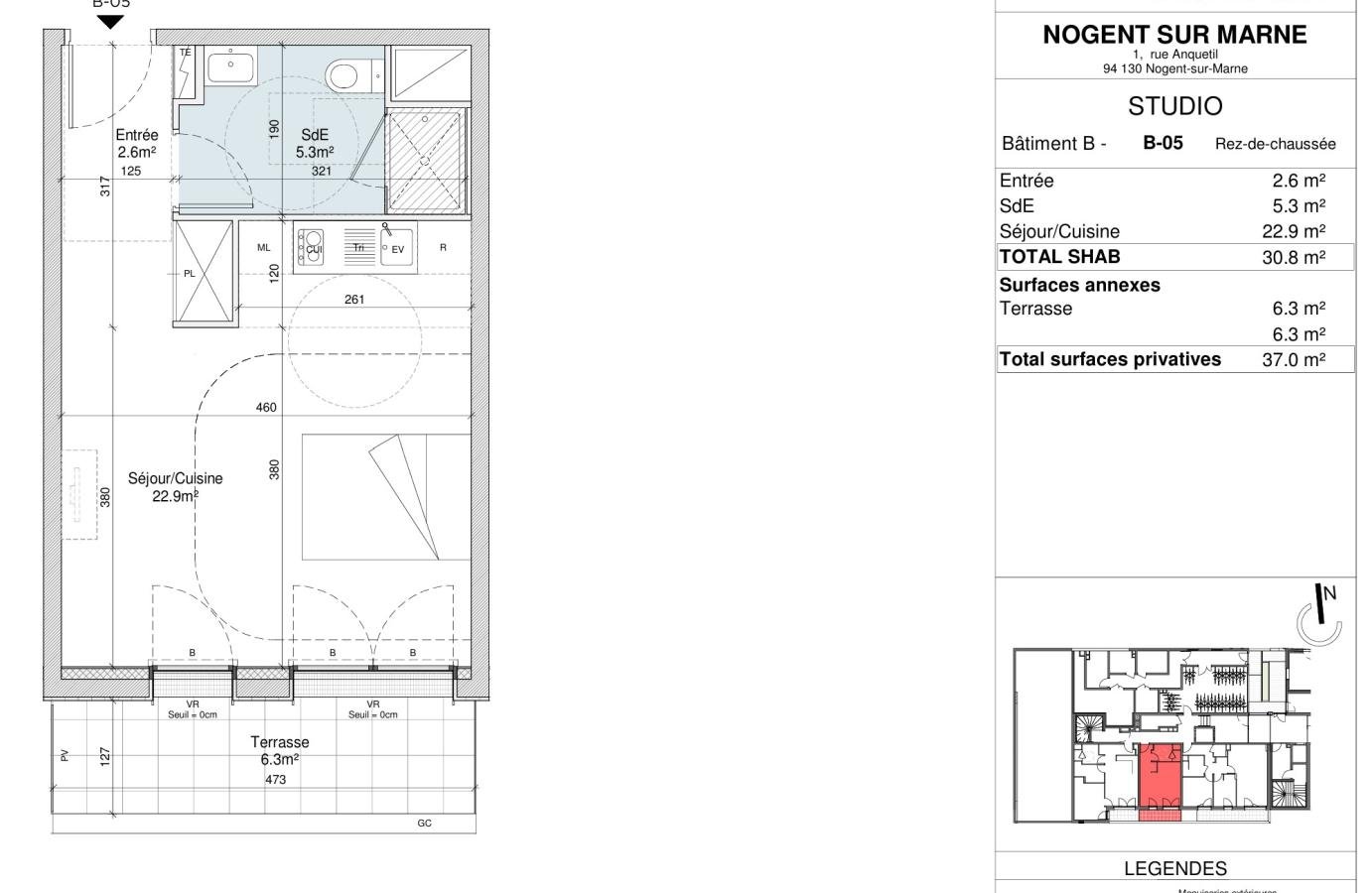 Appartement à louer, 31m², Nogent-sur-Marne