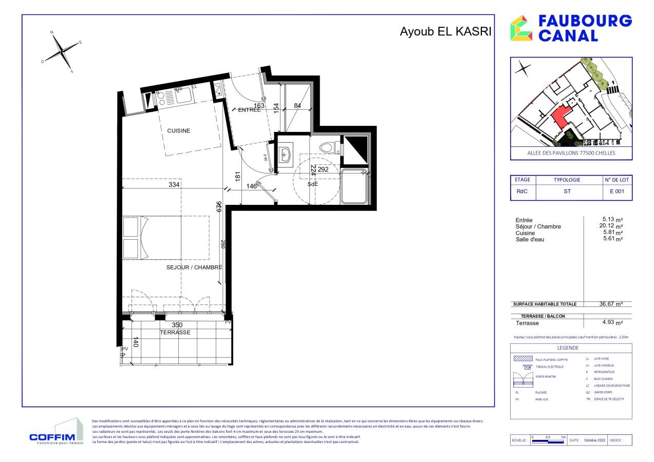 Appartement à louer, 37m², Chelles
