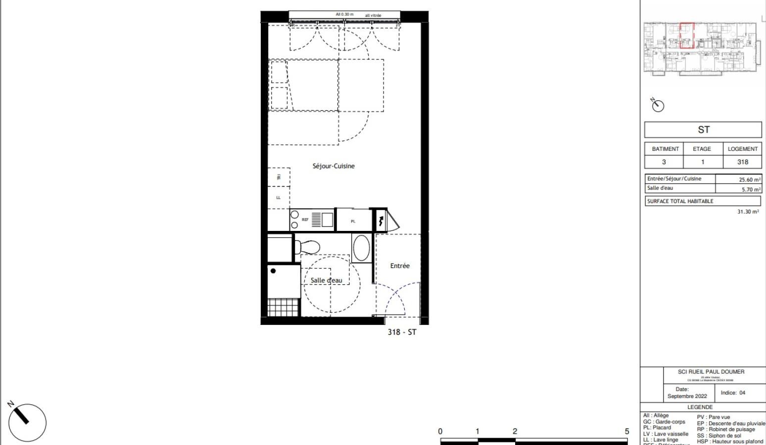 Appartement à louer, 31m², Rueil-Malmaison
