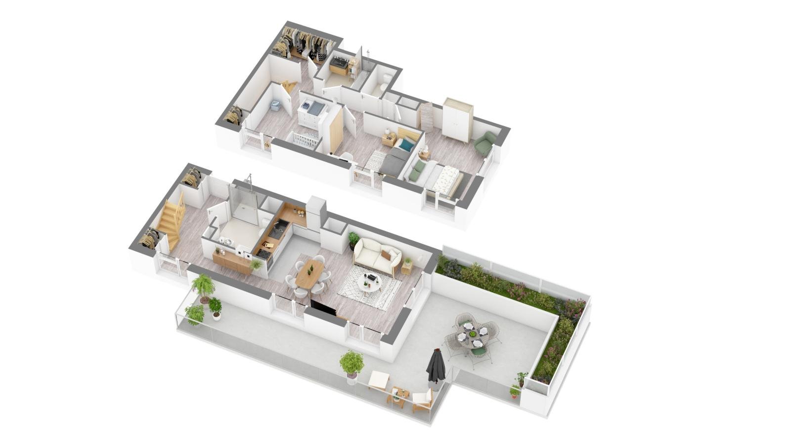 Appartement à louer, 90m², Colombes