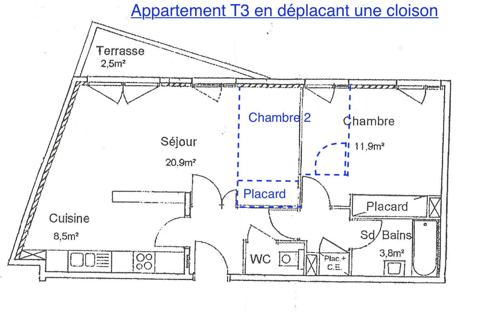Appartement à vendre, 53m², Châtenay-Malabry