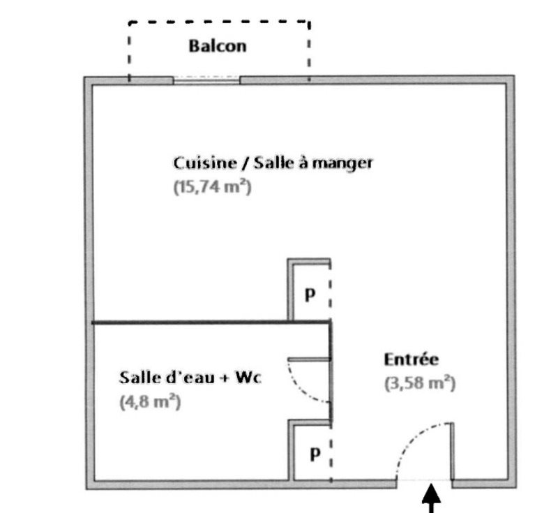Appartement à vendre, 24m², Propriano