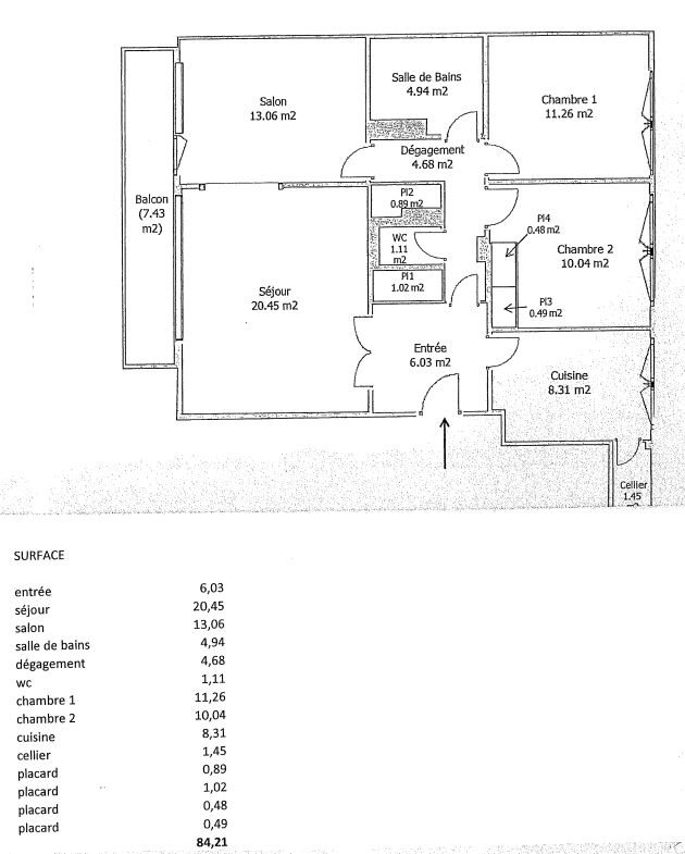 Appartement à vendre, 82m², Ermont